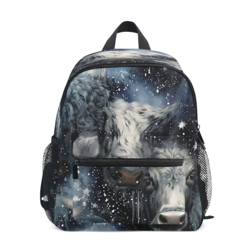 Sac d'école maternelle vache cartable préscolaire enfant 3-8 ans
