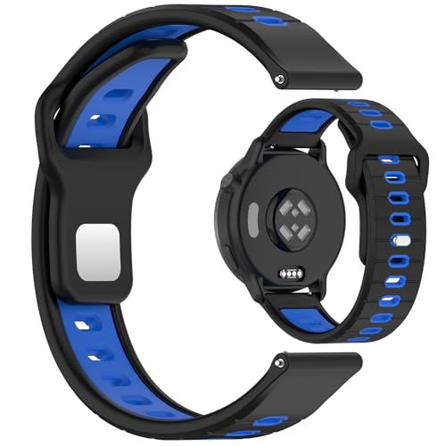 LOKEKE Garmin Vivoactive 6 �����p���X�g�o���h - 20mm �����p�V���R���r���v�o���h�X�g���b�v Garmin Vivoactive 6/Forerunner 970�Ή� (�u���b�N)