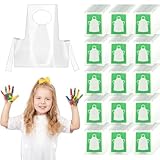 HKACSTHI Disposable Aprons for Kids Children Art Craft Aprons Cooking Apron Disposable Paint Smocks Child Apron for Painting (100)