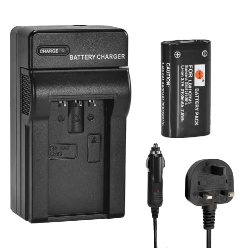 Evita pilas agotadas con el kit batería CR-V3 DSTE y cargador para Olympus C-700