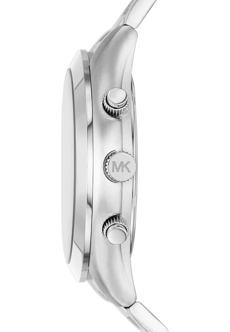 Michael Kors Reloj Runway para Hombre, Movimiento cronógrafo de Cuarzo con Correa de Acero Inoxidable
