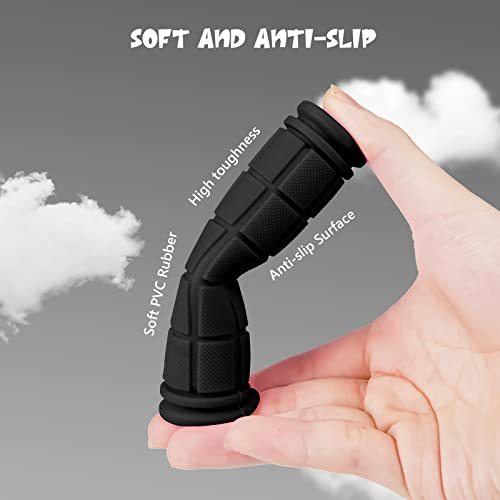 URAQT Bike Cycle Handlebar Grips, Solid Color Children's Bike Handlebars, Soft Non-Slip Bicycle Handle Grip - Image 4