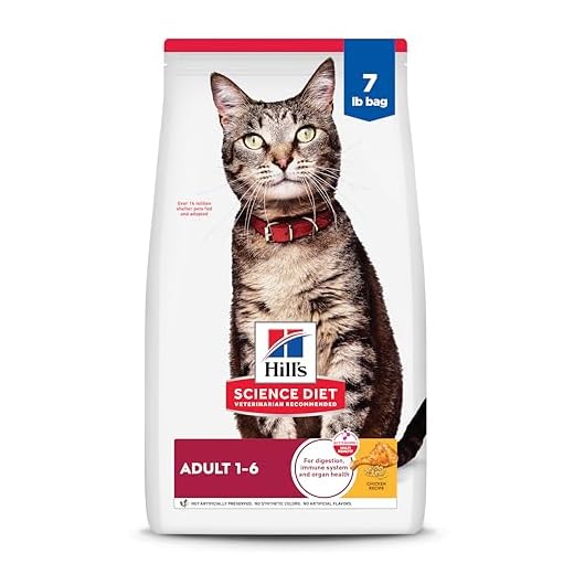 Hill's Science Diet Dry Cat Food, Adult, Chicken Recipe, 7 lb. Bag