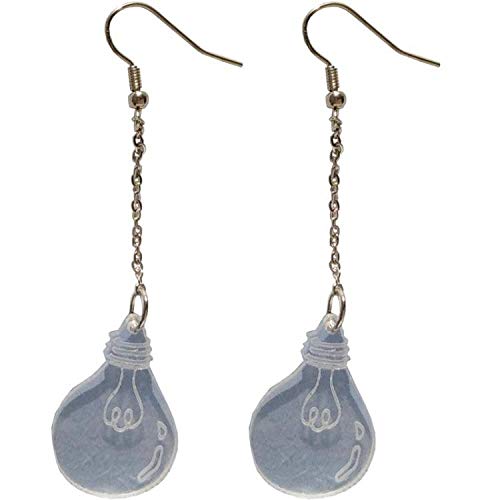 Preisvergleich Produktbild Ohrringe,Schmuck Harz Ohrringe Glühbirne Wolframdraht Ohrringe Einfachen Harz