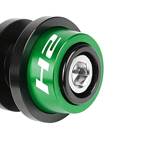 Spools 8mm Kawasaki ZH2 diabolos aluminium vert CNC