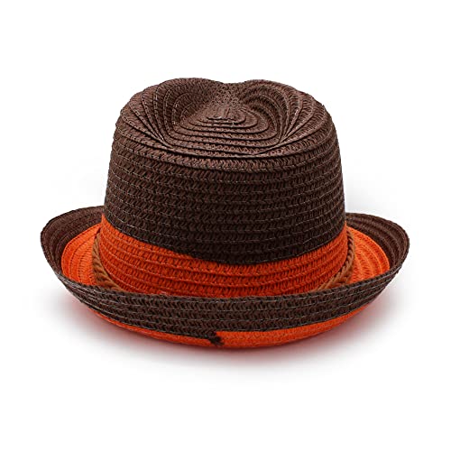 Image of VRITRAZ Baby Boy's and Girl's Kids Children Cute Printed Cartoon Gift Summer Fancy Dress Straw Fasion Hat Cap 1