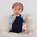 20/22 Pulgadas Realista Saskia Reborn Doll Realistic Newborn Doll Soft Full Silicone Body Nurturing Dolls Muñeca Ligera para niños pequeños Niñas Imán Chupete