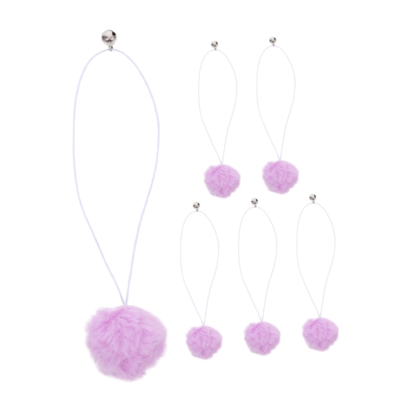 BESPORTBLE 6pcs Cat Tree Replacement Balls with Bells Teasing Balls for Interactive Play Engaging Cat for Chasing and Scratching Safe Comfortable