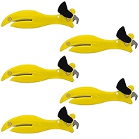 Fish 200 Original Enclosed Blade Safety Box Cutter Set of 6 - One of Each Color