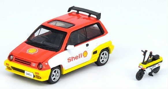 1/64 シェル ホンダ シティ ターボⅡ INNO64 × TINY Amazon | 1/64 INNO×TINY ホンダ シティ ターボII シェル石油 Shell