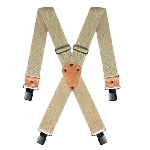 Dickies Men's Suspenders, Khaki, One Size