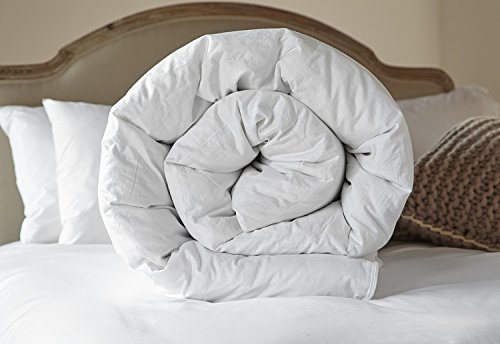 Snuggledown Hungarian Goose Down King Size Duvet 13.5 Tog - 4.5 + 9 Tog Combination Quilt with Ethically Sourced 80:20 Blend | UK-Made, Cotton Cover, Box Stitch, Washable (225 × 220cm)