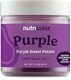Nutricost Purple Plant Based Food Coloring From Purple Sweet Potato Powder (75 Servings) - Nutricolor Color Alternative For Food & Beverages