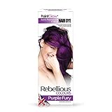 tinte violeta en cabello negro Sintético PaintGlow – Tinte Semi Permanente para cabello color morado oscuro 70 ml