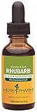 Herb Pharm Certified Organic Rhubarb Liquid Extract Drops for Digestive System...