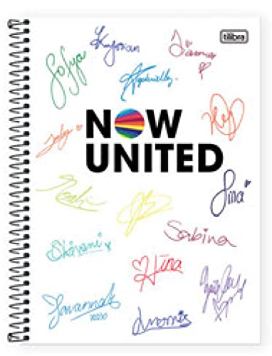 Caderno Cd 01X1 80 Folhas, Now United, Tilibra