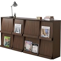 Amazon｜萩原 収納 ブックラック ディスプレイ ラック 本棚 大容量