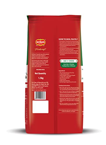 Image of Del Monte Foodcraft Vegetarian Macaroni Pasta 1.5kg