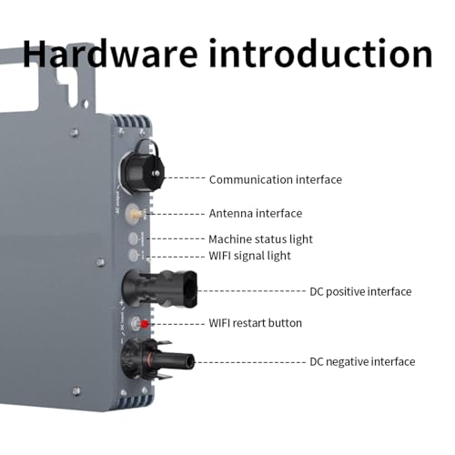 Solar Grid Micro inverter 200 W intelligente monofase pannello Cravatta IP66 Water Proof