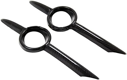 New Carbon Fiber Front Fog Light Cover 2PCS for Porsche Cayman 987 2006-2009