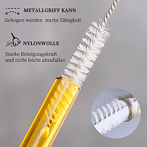 MOSNOW Shisha Reinigungsset, 5er Set Shisha Bowl Bürste Reinigungset Bürsten Set, zur Reinigung von Wasserleitungen… – Bild 6