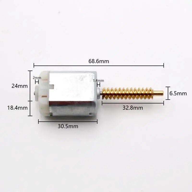 Motore Blocco Porta Adatto Per SsangYong | di potenza attuatore serratura porta laterale auto 12V DC riparazione centrale automatica FC280 fai da te(Motor D)