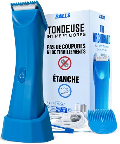 BALLS Tondeuse V3 The Archibald - Tondeuse Corps Homme Intime et Intime Homme - Anti-Coupures et...