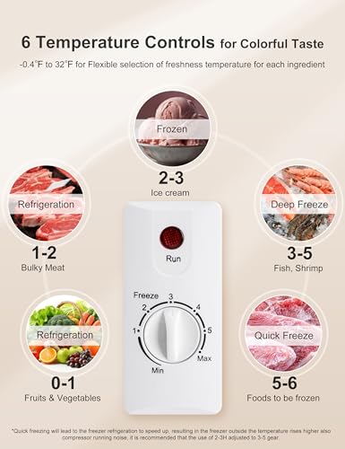 image for Bodacious 3.5 cuft Chest Freezer - Compact, Energy-Efficient & Quiet M