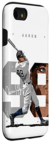 Iphone Se (2020) / 7 / 8 Aaron Judge Number Portrait Baj New York Mlbpa Case #TOP2