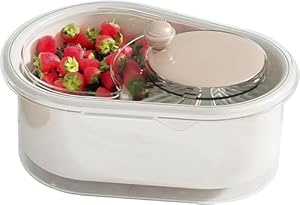 Omuotaut Fruchtreiniger Spinner mit Bürste