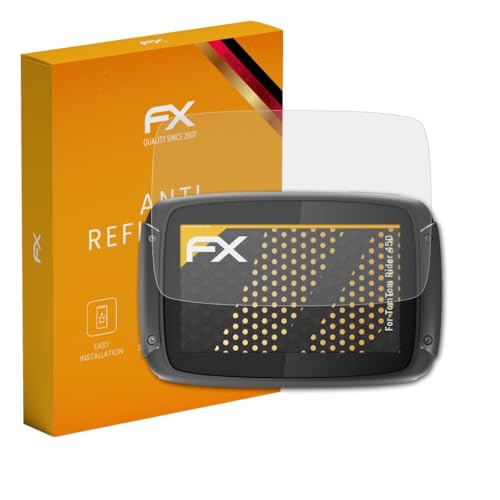 atFoliX Panzerfolie kompatibel mit TomTom Rider 450 Schutzfolie, entspiegelnde und stoßdämpfende FX Folie (3X) atFoliX Panzerfolie kompatibel mit TomTom Rider 450 Schutzfolie, entspiegelnde und stoßdämpfende FX Folie (3X)