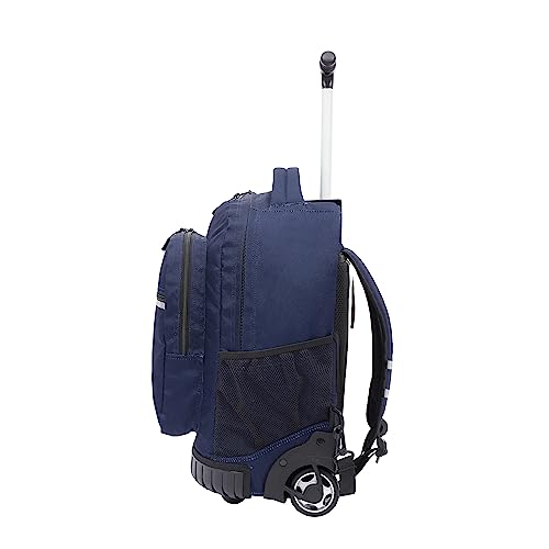 Travelers Club 18" Rolling Backpack with Shoulder Straps, Navy Blue - Image 5