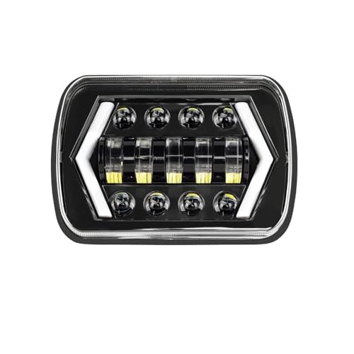 Phare de Moto 5x7 pour Cherokee XJ et Wrangler YJ LED 110W H6054