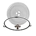 WXZX 24.5cm, 25.5cm Tournant Universel pour Four À Micro-Ondes, Anneau De Support Micro Ondes Anneau De Plateau, Entraineur De Plateau Axe, Convient Aux Petits Et Moyens Fours À Micro-Ondes