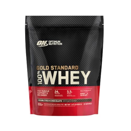 Optimum Nutrition Gold Standard 100% Whey Protein Powder, Double ...