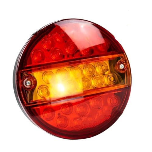 Feu rond clignotant frein LED universel pour camion et caravane