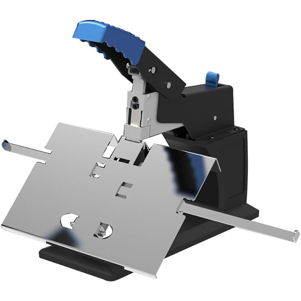 UBCEOPLK Heavy Duty Stapler Riding Stapler,Manual Desktop A3/A4 Flat/Saddle Stapler,60 Sheet Capacity Saddle-stitching Machine,for Household, School, Office