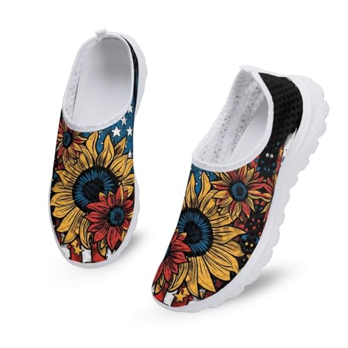 Valentine's Day Shoes for Women Slip On Sneakers Casual Comfortable Walking Running Footwear US 5-122