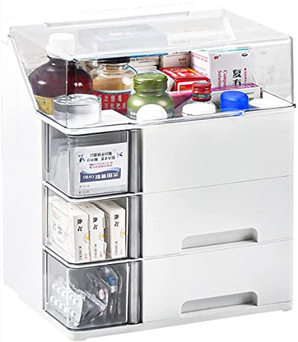 救急箱 おしゃれ 薬箱 引き出し 医療箱 薬入れ ピルケース くすりばこ 大容量 便利 くすり整理 ピルボックス 取っ手付き 卓上収納 小物入れ 整理 雑貨 多用 多機能収納ケース 化粧品 工具箱 防塵 コンパクト 車載用 旅行 出張