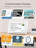 ROCAM Dementia Clocks for Seniors, 7" Digital Clock with 12 Themes 20 Custom Alarms & 18 Ringtones, Auto-Dimmer, Bedside Clock with Days Dates and Time of Day - Image 3