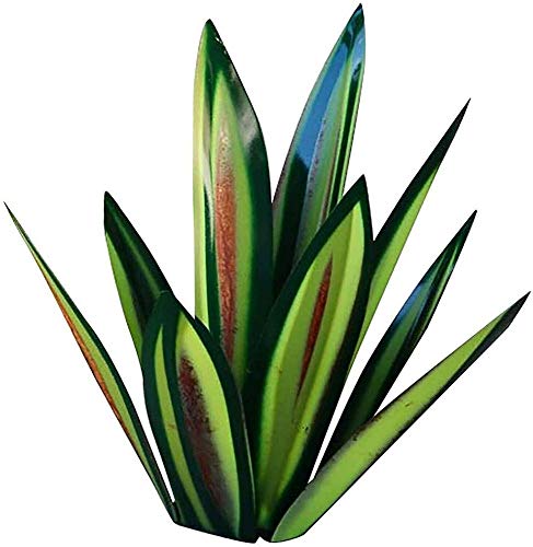Figurines de Jardin Agave en métal WXKAGF Ornement sans Entretien Tequila Rustique 35 cm