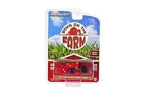 ModelToyCars Tractor Ford 8N 1948 con Cargador Frontal 1:64 miniatura 4