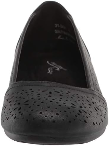 Easy Street Women's Ballet Flat, Black,6 M US | Image 1