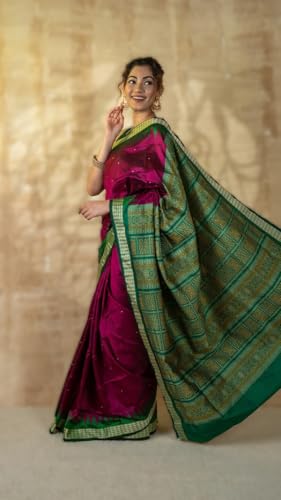 NUAPATANAPATA sambalpuri silk saree in pure silk – image 2