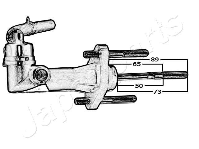 Japanparts FR-K18 Cilindro maestro, embrague