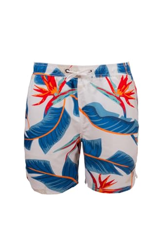 Superdry Hawaiian Print 17' Badeshort Herren - XXL
