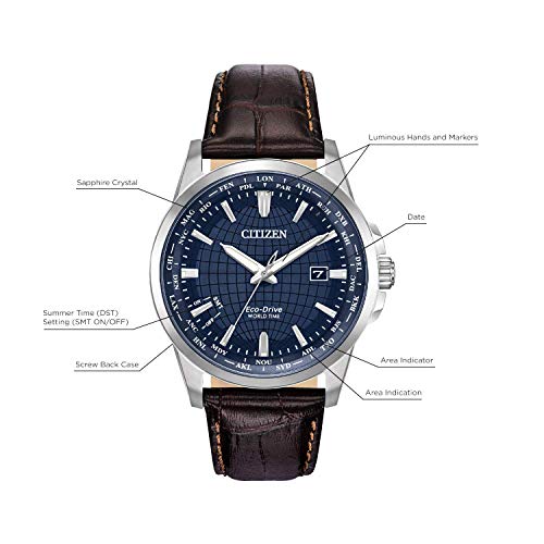 Citizen Men's World Time Perpetual Calendar Stain... - Deallagoon