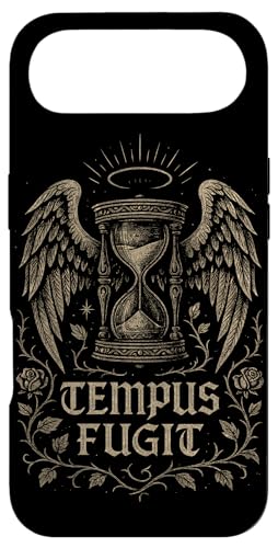 Tempus Fugit �V�g�̗� �����v ���e�� �S�V�b�N �o���b�N �X�}�z�P�[�X iPhone Air �p