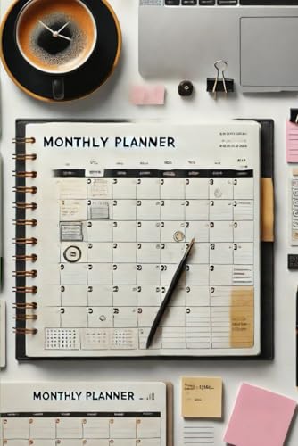 Side Hustle and Entrepreneur Monthly Planner for Growing Your Business