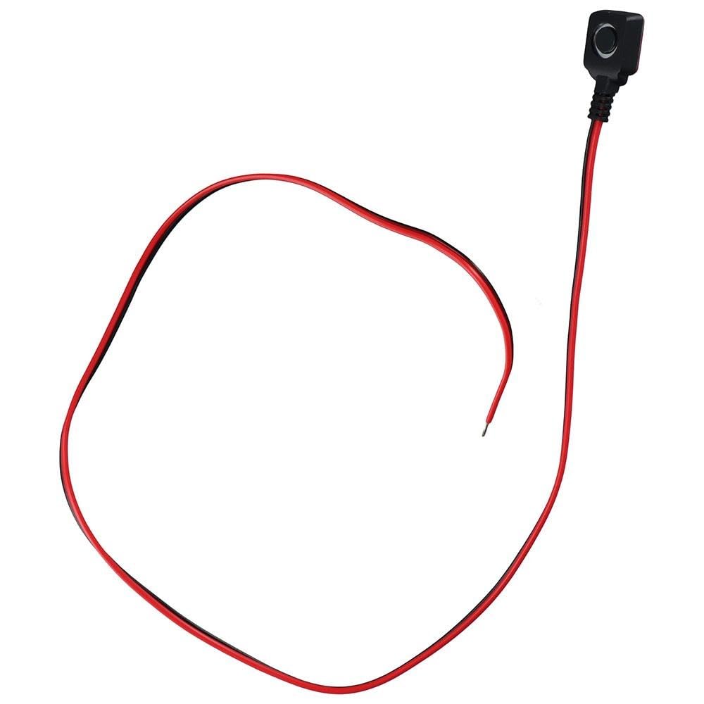 HOBBYIN 12V 24V Momentary Push Button Switch, 0.5M Pre-Wired Cable and Double-Sided Tape for DIY Flashlight